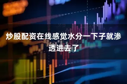 炒股配资在线感觉水分一下子就渗透进去了